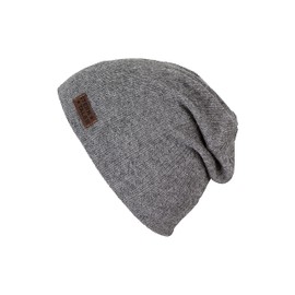 Sterntaler Baby Boys Beanie Baby Slouch Beanie Structured Hat - Beanie Baby - Made of Textured Blend with Viscose Content - Dark Grey, Asphalt