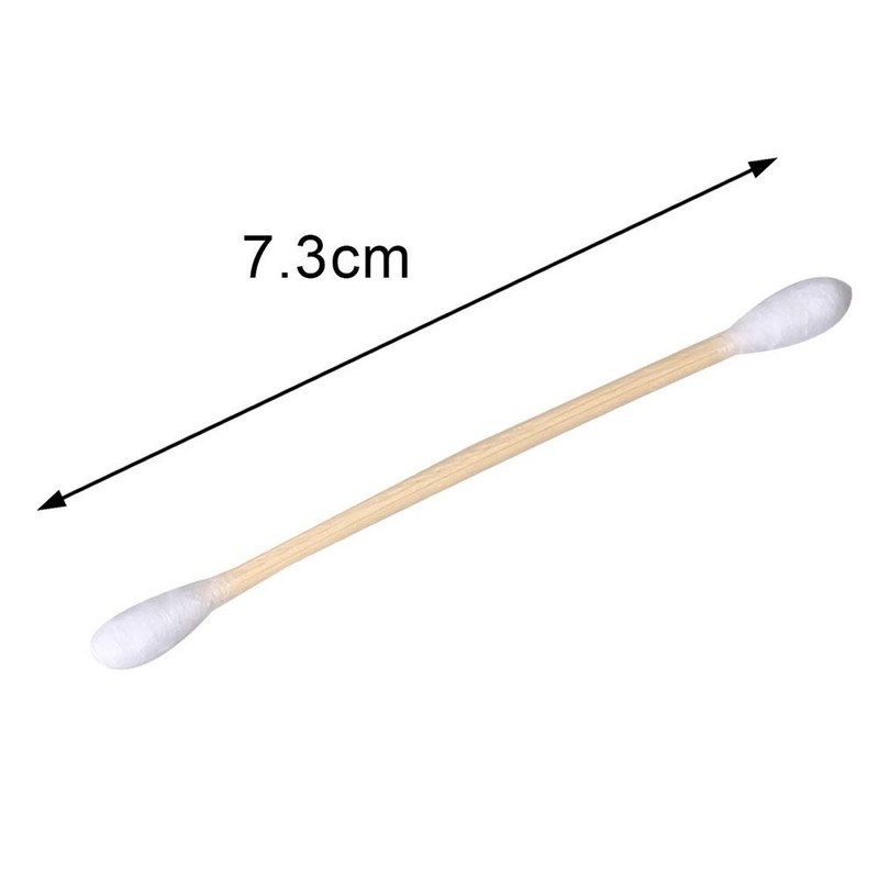 Cotton Swabs, 1200 Count Bamboo Sticks Cotton Swabs with 3