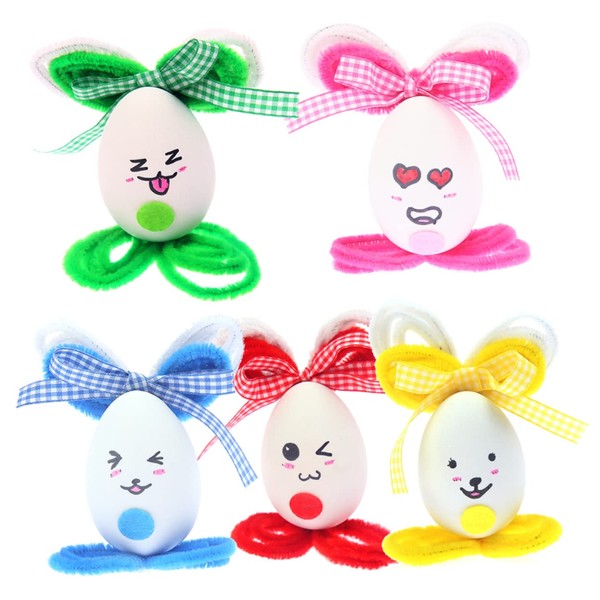 Operitacx 1set Easter Eggs Miniature Figurines Guinea Pig Costume Bunny