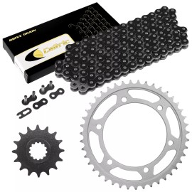 Yamaha Black Drive Chain And Sprocket Kit for Yamaha YZF-R1 1998-2003 530-Chain Type
