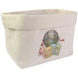 Azeeda Large 'Bingo' Canvas Organiser/Storage Bag (OR00010494)