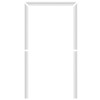 Maasechs 5 Pcs Mitered White PVC Brickmould Outdoor Door Trim