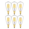 CRLight 4W Candelabra LED Edison Bulb 45W Equivalent 2700K Warm