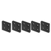 5Pcs Aluminum Profile End Cap Alloy Metal Cover Plate Linear