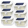231 LED Solar Lights for Outside Waterproof, 6 Pack 300°