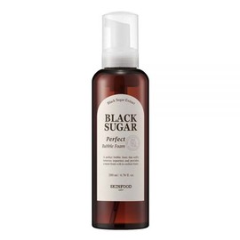 skin food NEW Skinfood Black Sugar Perfect Bubble Foam 200ml / NEW 스킨푸드 블랙슈가 퍼펙트 버블 폼 200ml