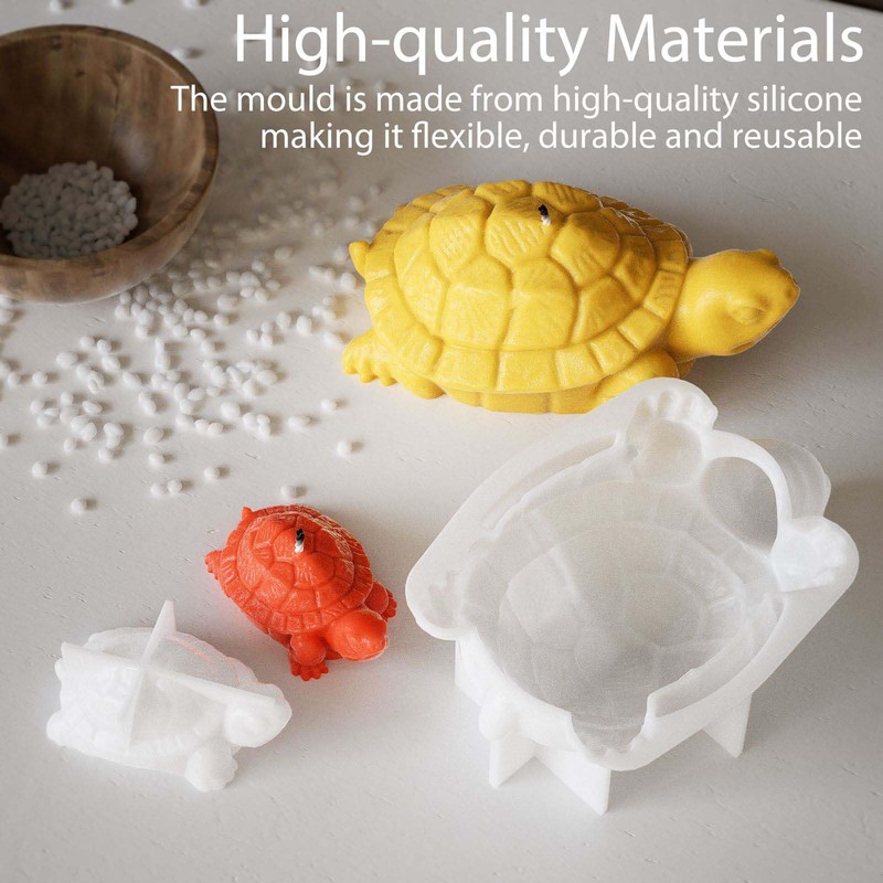 2PCS Turtle Resin Mold, Large Turtle Molds for Epoxy Resin,