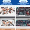 Giklux 45 Pack Tool Box Organizer Tray, 3-Sizes Tool Box