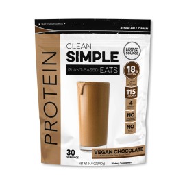 Clean Simple Eats Vegan Chocolate Protein Powder - 30 Servings