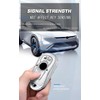 Ysbxitu 4 Button Smart Remote Key Fob Cover with Bling