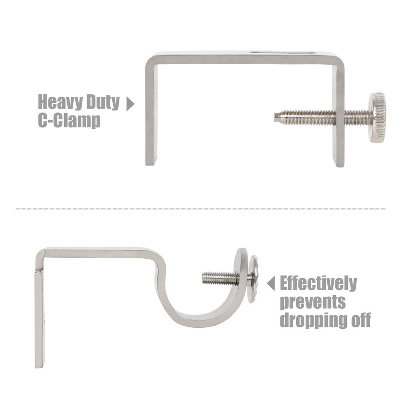 Outside Mounted Blinds Curtain Rod Bracket (Only Fit for 1.3-2