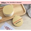 YYaaloa 200pcs Mini Golden Cake Boards Round and Square Cupcake