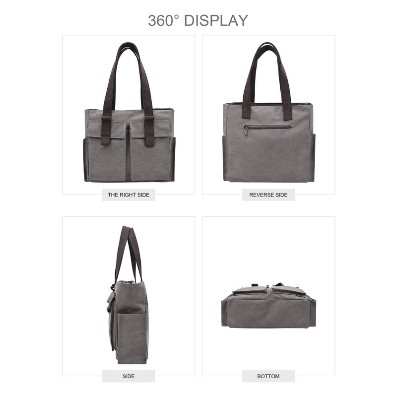 Women's Handbag, Large Canvas Shoulder Bag, Handbag, Tote Bag, Shopper