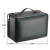SEEJI Travel Cigar Humidor Box Case - Double Layer Design
