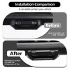 Car Tailgate Handle Cover Trim Compatible with Toyot@ Tundra 2022-2024