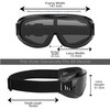 Bikershades Motorcycle Safety Fit Over Goggles Protective Cover Eye Glasses