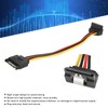 10 Pack SATA Cables 15 Pin 90 Degree Male to