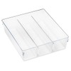 Whitmor 6789-7095 Clear 3-SECTION DRAWER ORGANIZER