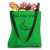 Walking Stick Channel Tote Bag