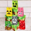 LaVenty Pixel Birthday Party Decoration Pixel Party Bags Goodies Candy