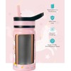 BUZIO Toddler Stainless Steel Drinking Bottle with Straw Leak-Proof Pack