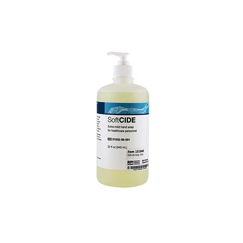 SoftCIDE Extra-Mild Hand Soap, 32-Ounce Pump-Top Bottle, with 1% PCMX,