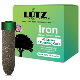 Perfect Fertilizer Spike - Plant Nutrient with 8-10-10 Formula and Micronutrients for Trees and Shrubs | Slow Release | Easy Application | Sulfur, Iron, and Manganese | Pack of 40