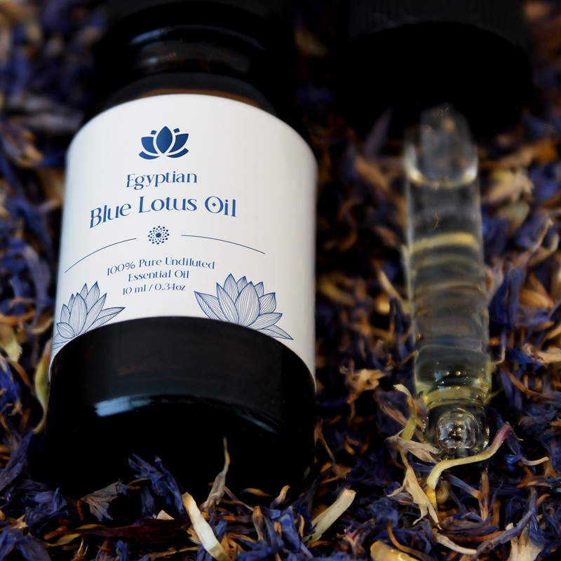 Luxury Pure Blue Lotus Oil | Undiluted Essential Oil |