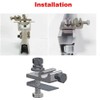 Solar Panel Photovoltaic Bolt-On Coupling Earthing Ground Lug Cable Clamp