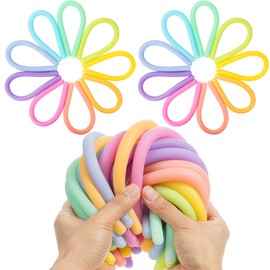 Mr. Pen- Monkey Noodle Fidget Toy, 18 Pack, Monkey Noodles Fidget Toy, Strong and Durable, High Elasticity, Non Toxic, Stretches Up to 5 Feet