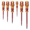 KWB VDE Screwdriver Set 6-Piece, Fully Insulated Blades, Extra Hardened,