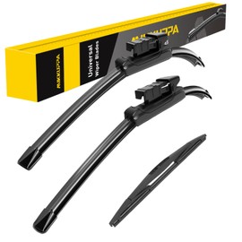 MIKKUPPA 26"+16"+12" Windshield Wipers Blades Replacement for 2017-2022 Impreza, 2018-2022 Crosstrek, Top Lock Front & Rear All Season Wiper Blades Set(Pack of 3)