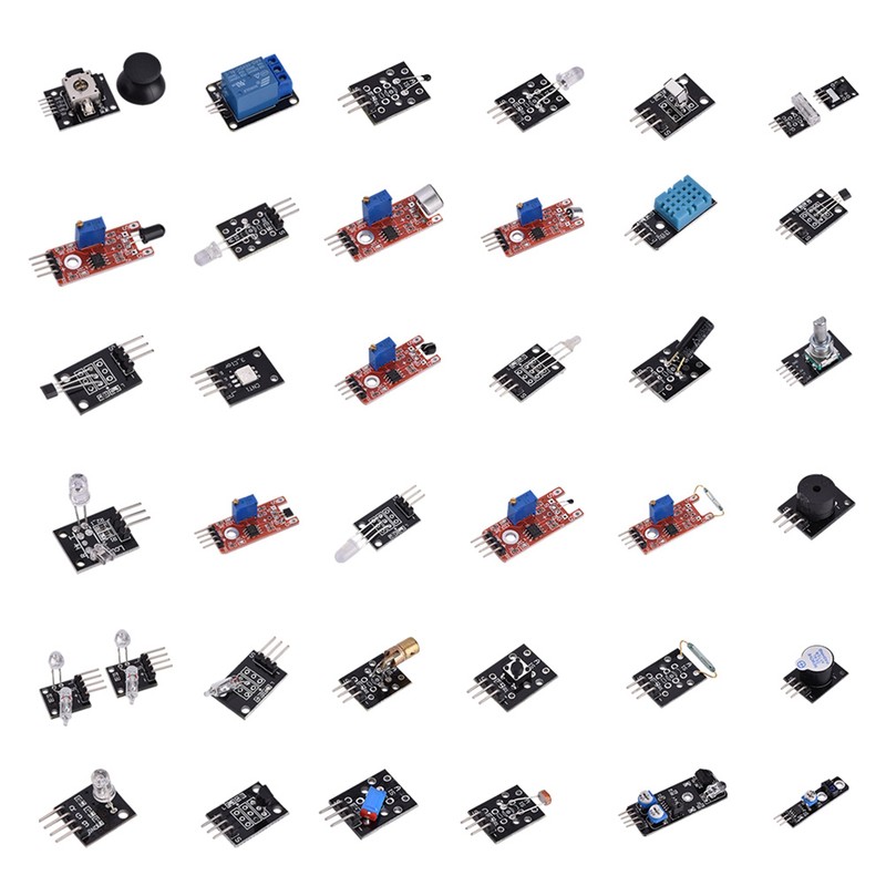 37‑in‑1 Sensor Module Kit Tutorial for Raspberry Pi Education