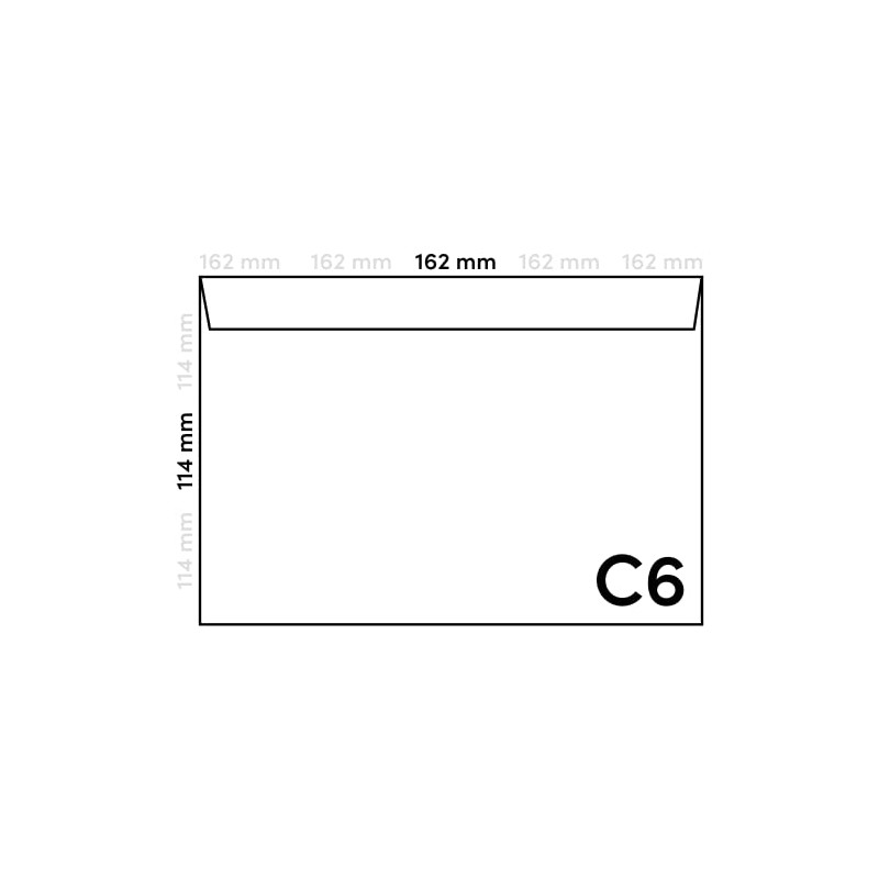 Netuno Pack of 25 Dark Pink Envelopes DIN C6 114