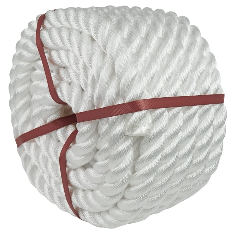 Aoneky 1 inch 100ft Twisted Polypropylene Rope - Floating Polypro