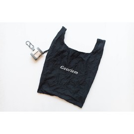 pipinowa Eco Bag, Small Squeaking, Roll-Up Eco Bag, Convenience Store, Georiem, gray