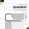 Square Tile Profile Stainless Steel V2A L 250 cm H10