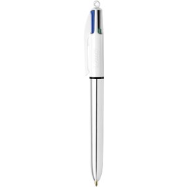 BIC Shine Retractable Ballpoint Pen Blister Pack of 3 Assorted Colours
