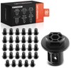 A-Premium 30 PCS Nylon Undercover Nut Car Retainer Fastener Push