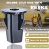 Rexka 25pcs Fender Liner Clips Screw Grommet Retainer Compatible with