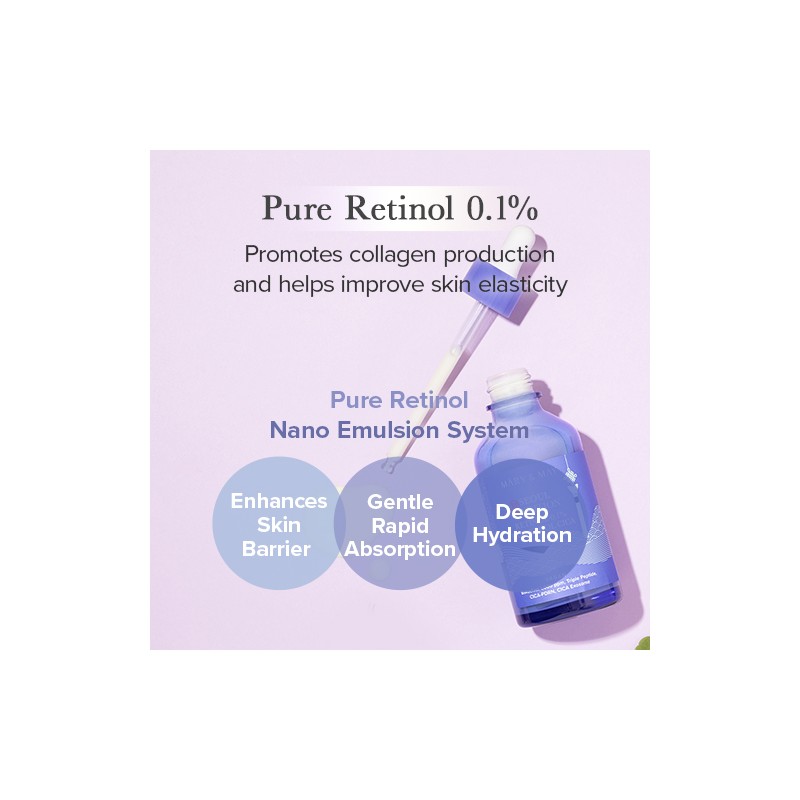 Mary&May [Mary&May]Retinol 0.1% Bakuchiol CICA Serum 80ml