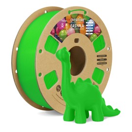 OVERTURE Easy PLA 1.75mm 3D Printer Filament, 1kg PLA Cardboard Spool (2.2lbs), Dimensional Accuracy +/- 0.02mm, Fit Most FDM Printer (Easy Green)