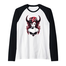 I'm the only Hell my Mama ever raised Raglan Baseball Tee