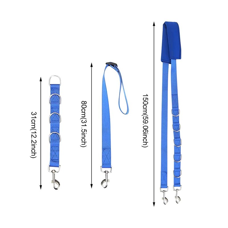 Ganquer 3Pcs Pet Dog Grooming Harness Strap Noose Restraint Belly