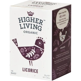 Higher Living Organic Licorice Tea Caffeine Free 15 Teabags