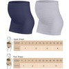 Rheane Maternity Belly Band, Navy+Grey 1