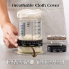 Sourdough Starter Kit,34oz Sourdough Starter Jar Glass with Sourdough Recipes