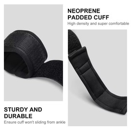 WOOWAVE - Correa para tabla de surf con soporte en espiral para tabla de surf, correa para el tobillo con cartera/funda impermeable (núcleo negro transparente)