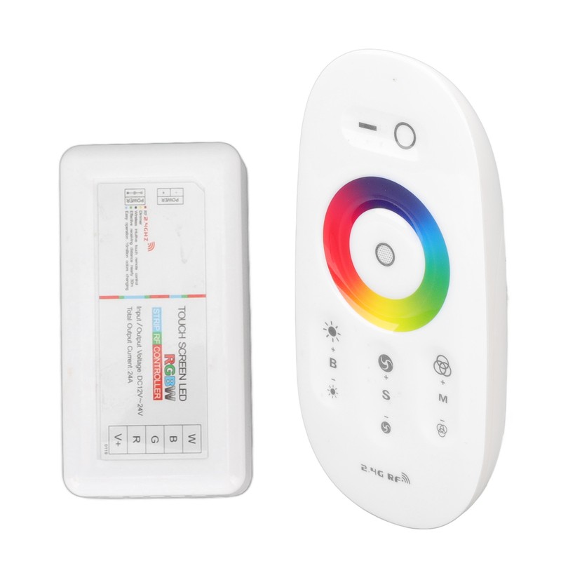 2.4G Wireless RF Touch Dimmer Switch 7 Color RGBW Dimming