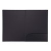 10Pcs A4 Kraft Paper Black File Folder Business Report Presentation